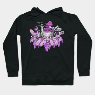 Asexual Frog Fungi Handful Hoodie